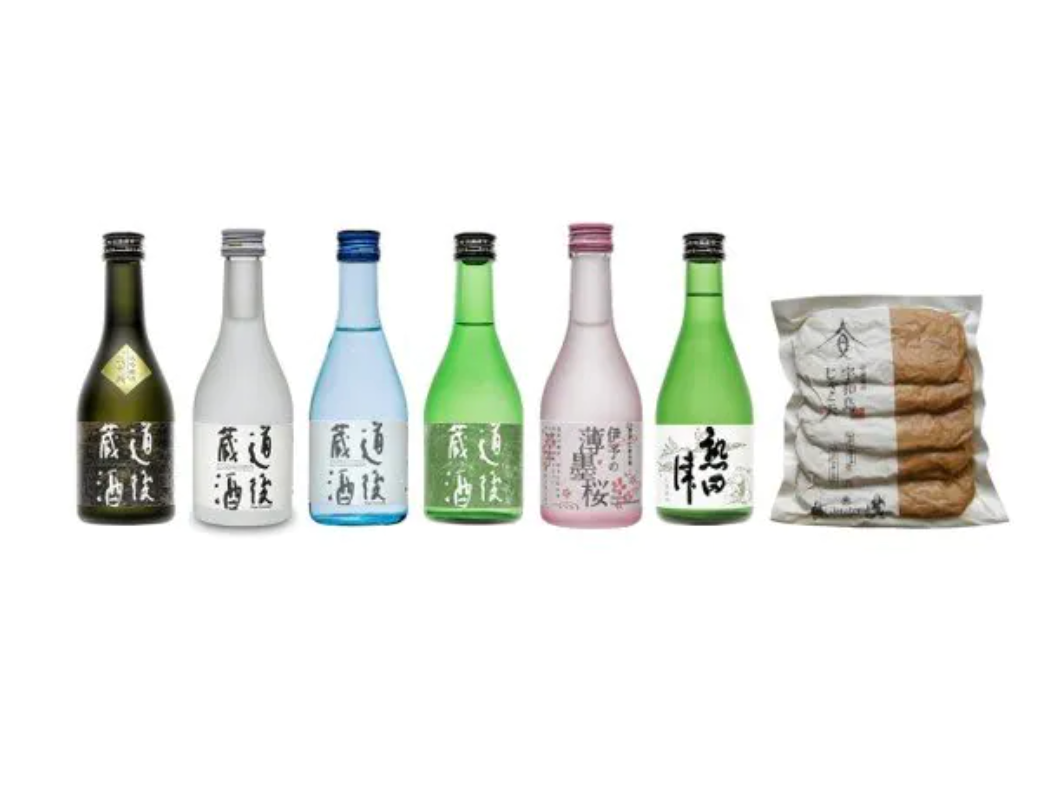 道後地酒・宇和島じゃこ天セット 水口酒造株式会社