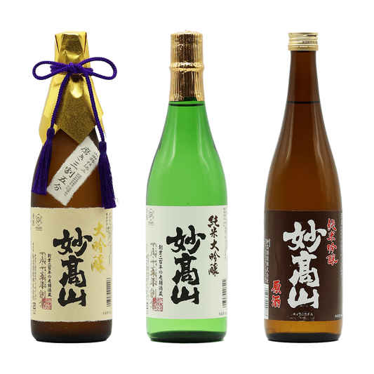 妙高酒造プレミア720ml 3本セット【大吟醸 妙高山 三割五分・純米大吟醸 妙高山・純米吟醸原酒 妙高山】　妙高酒造株式会社