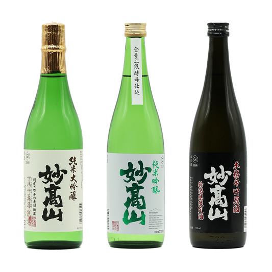 妙高酒造オススメ 720ml 3本セット【純米大吟醸 妙高山・純米吟醸 妙高山・本格辛口原酒 妙高山 】　妙高酒造株式会社
